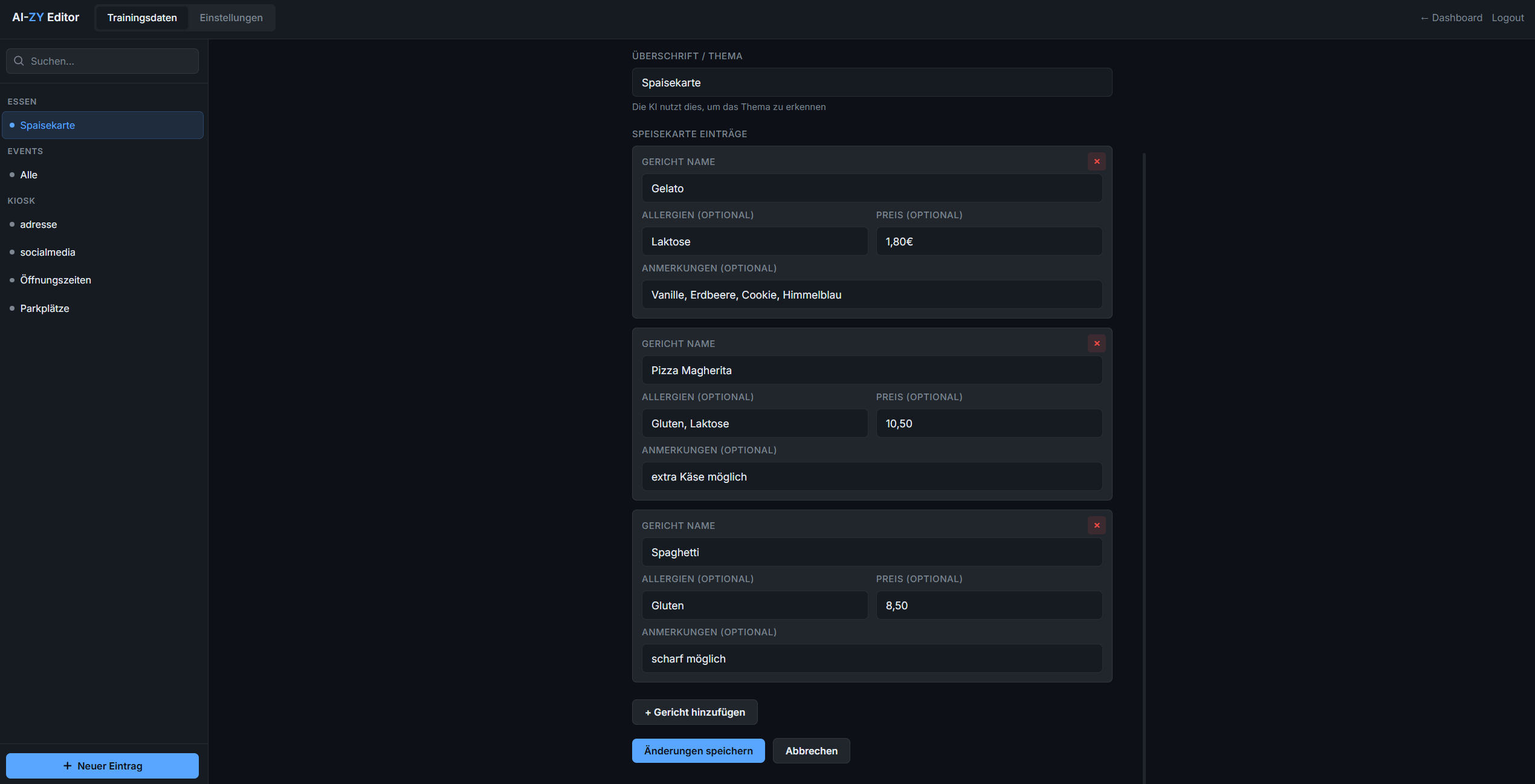 AI-ZY Assistent Editor