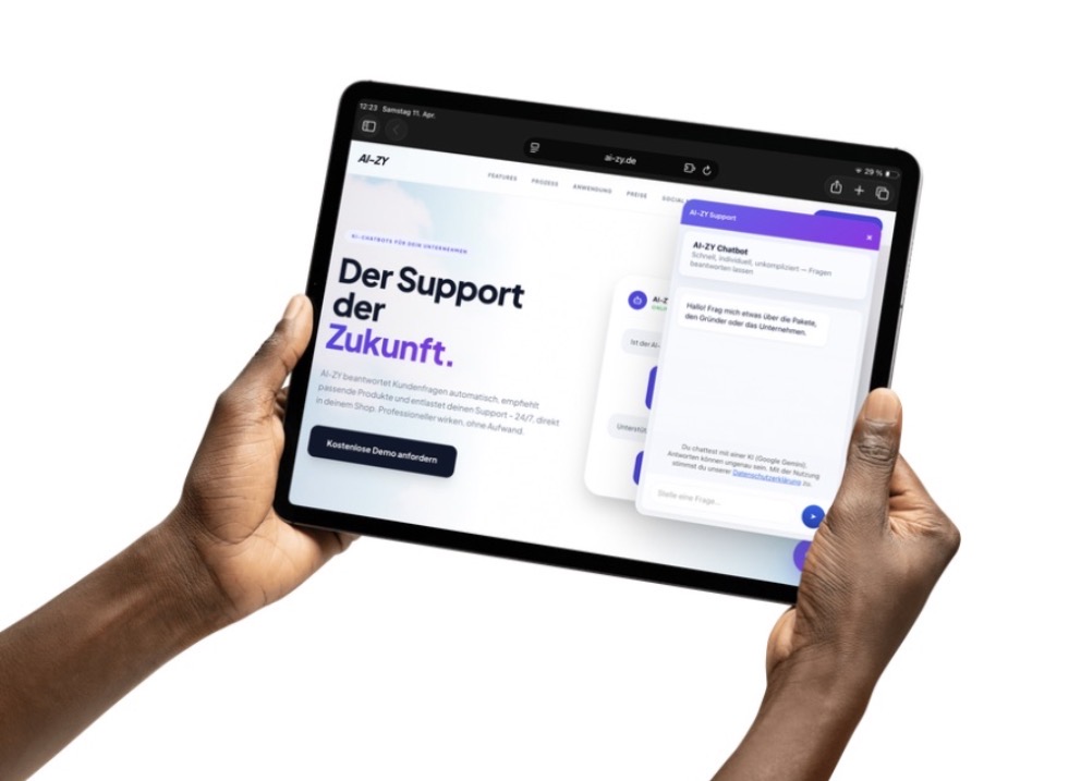AI-ZY auf dem iPad nutzen