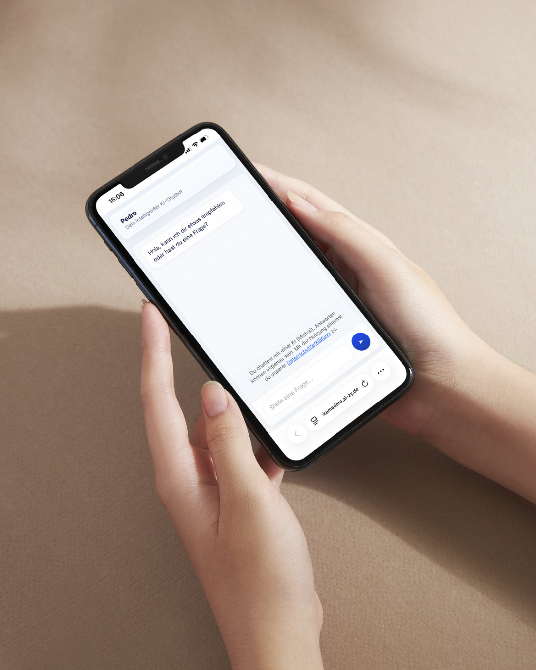 Intelligenter KI-Chatbot
