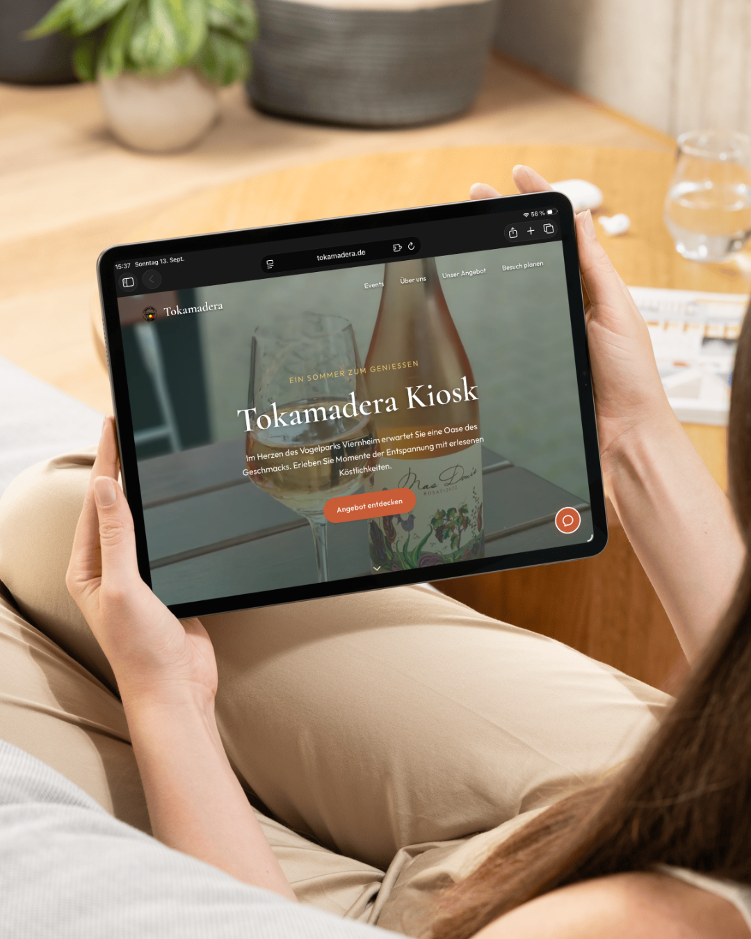 Moderne Restaurant Webseite